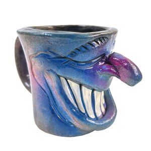 Handmade Studio Pottery Goblin Halloween Mug
